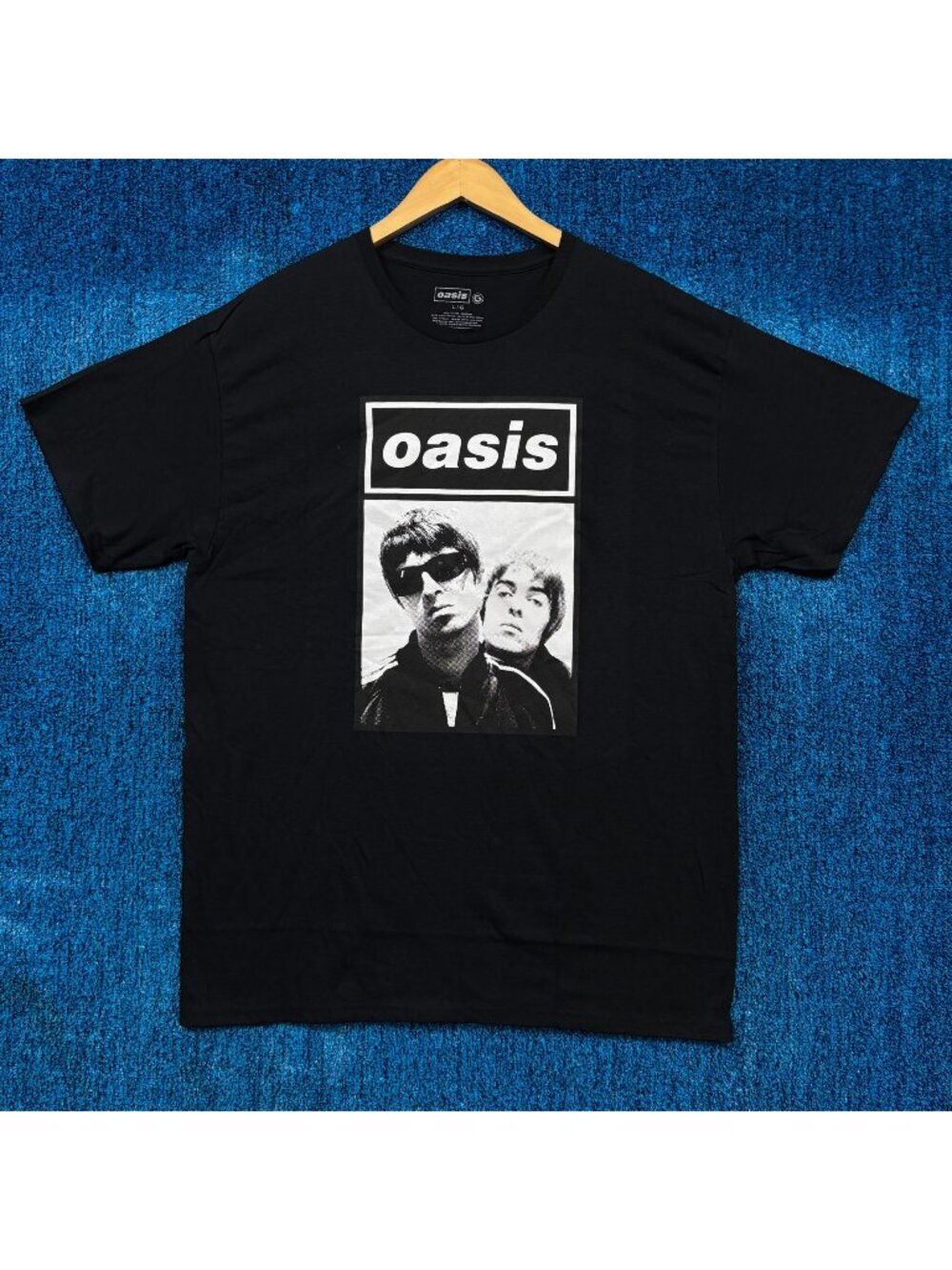 Oasis Definitely Maybe Album Gallaghers Britpop Poster Tee L